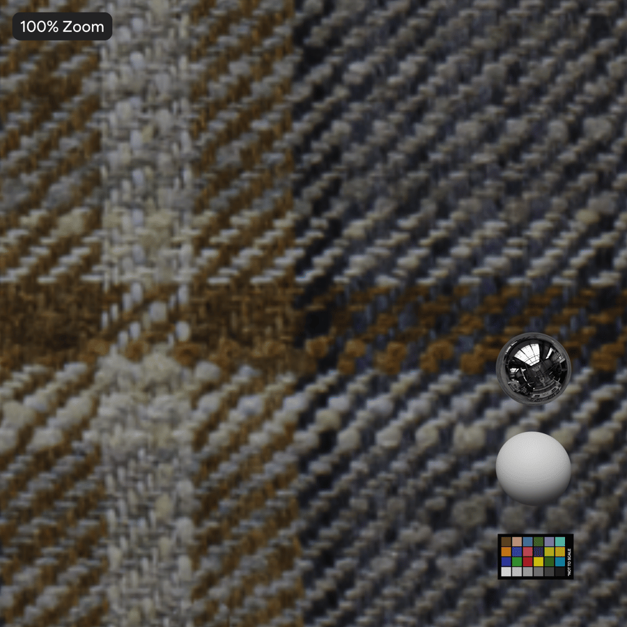 Texture de tissu d'ameublement en lin tartan
