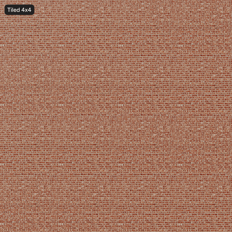 Spotted Running Bond Brick Texture, Red