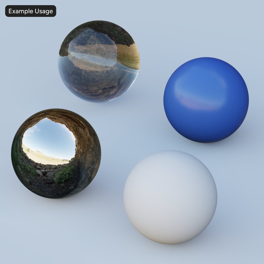Kurak Yamaç Kumtaşı Kayalık HDRI, Gün Batımı