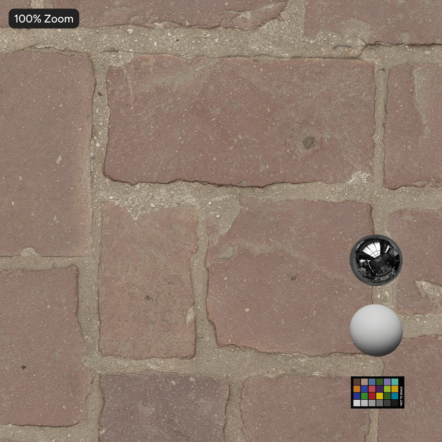 Dirty Cobblestone Texture, Red