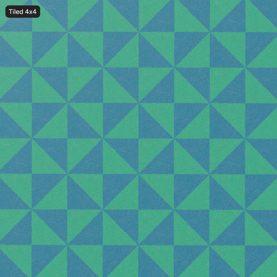 Textura de ladrilho sintético com cobertura de borracha, verde e azul