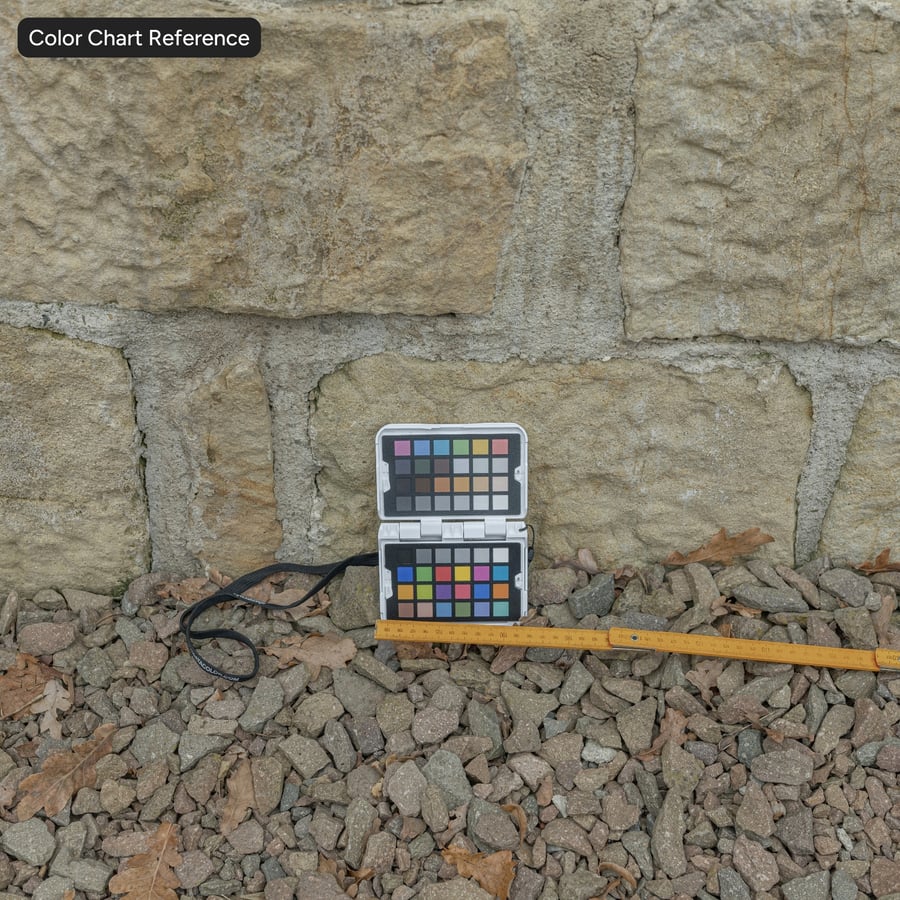 Texture murale en pierre de taille vieillie