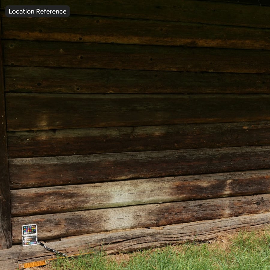 Texture parete rivestimento in tronchi di legno, arancione