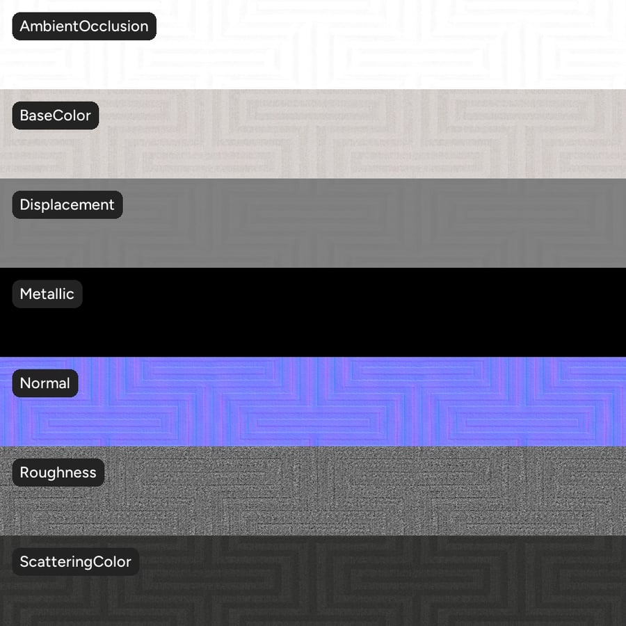 Cyber Marble Fabric Texture, Vit