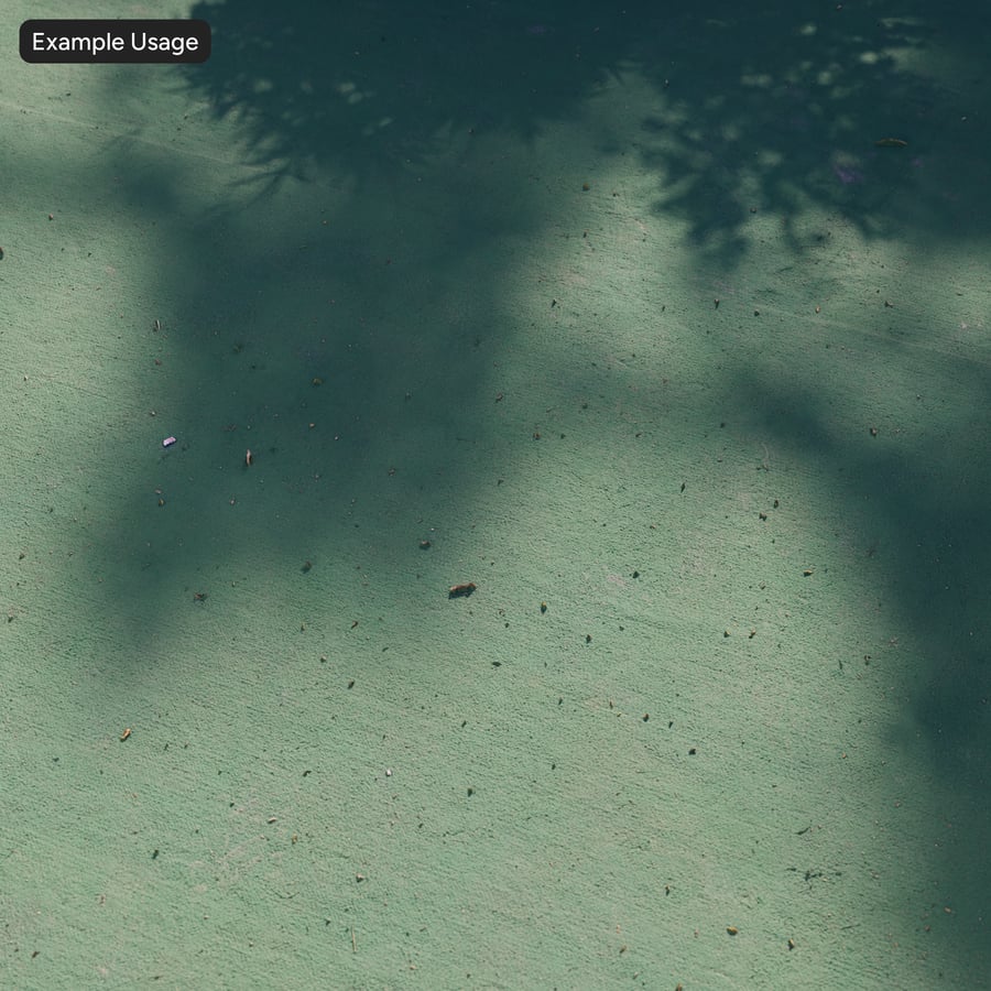 Worn Needle Felt Textile Flooring Texture, Green