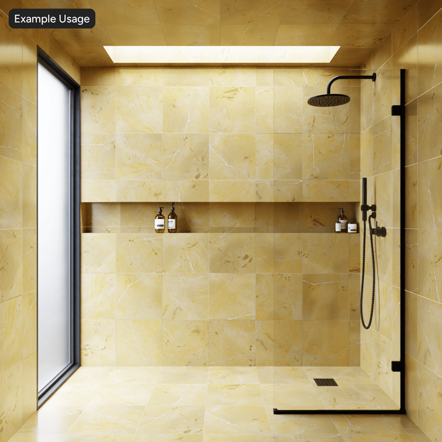 Quadratische matte Marmor-Fliesenstruktur, Gold