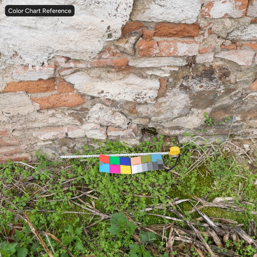 Worn Plaster on Brick Wall Texture