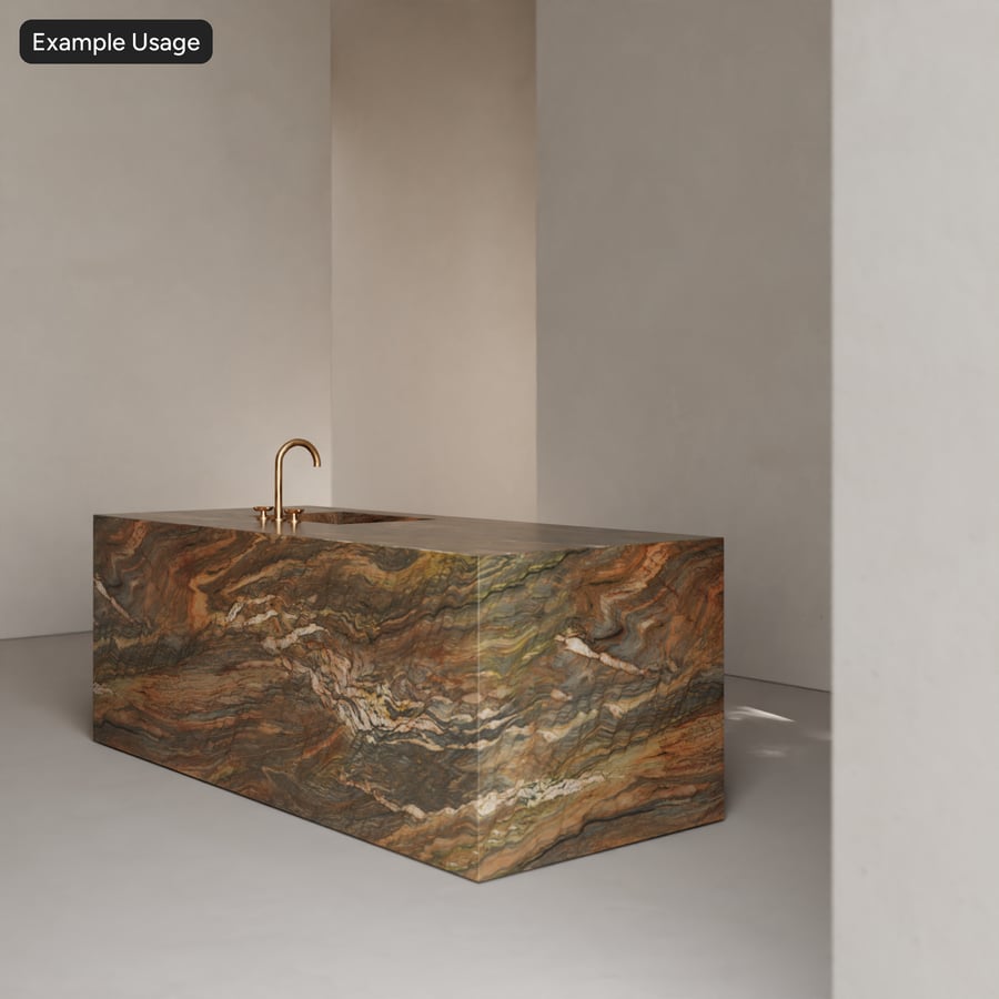 Textura de pedra quartzito polida, castanho fusão