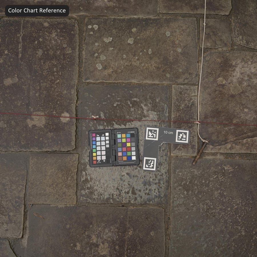 이끼 풍화석 포장 텍스처