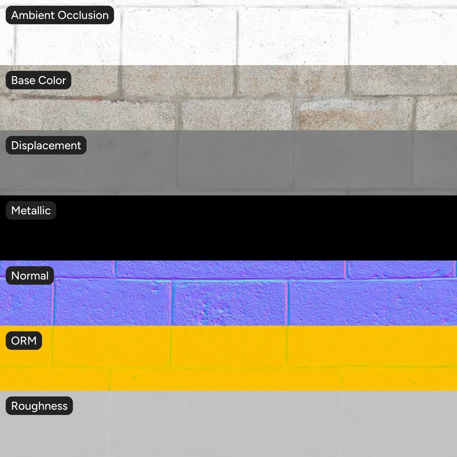 Texture de mur en blocs de granit, gris