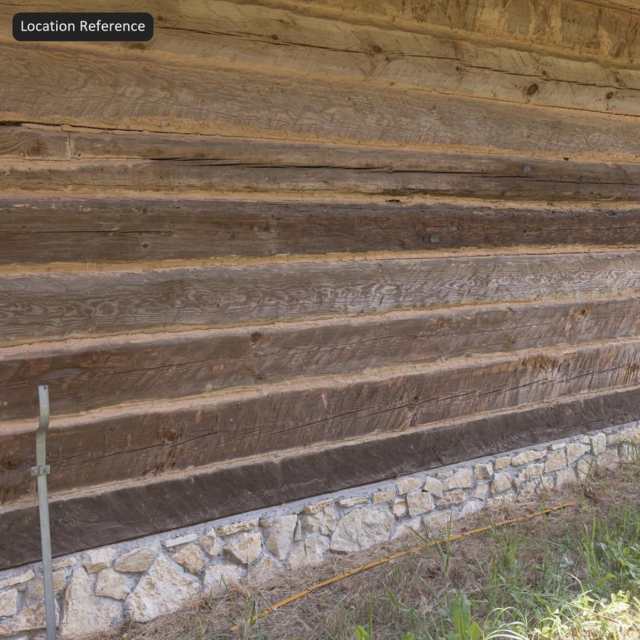 Kopott, elhasználódott fa rönk falsín fal textúra