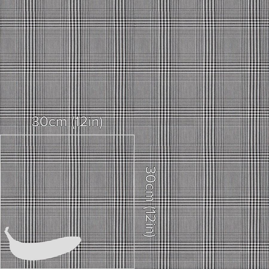 Tartan Bengaline Plaid Fabric Texture, Grey