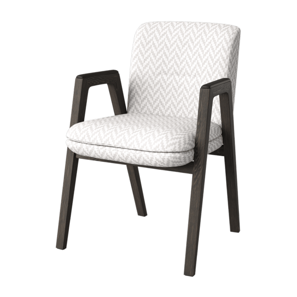 Replica Minotti Esterna Chair Model, Pale Grey