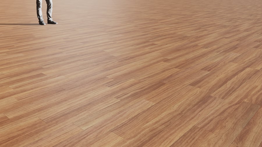 Thick Sanded African Mahogany Wood Flooring Texture