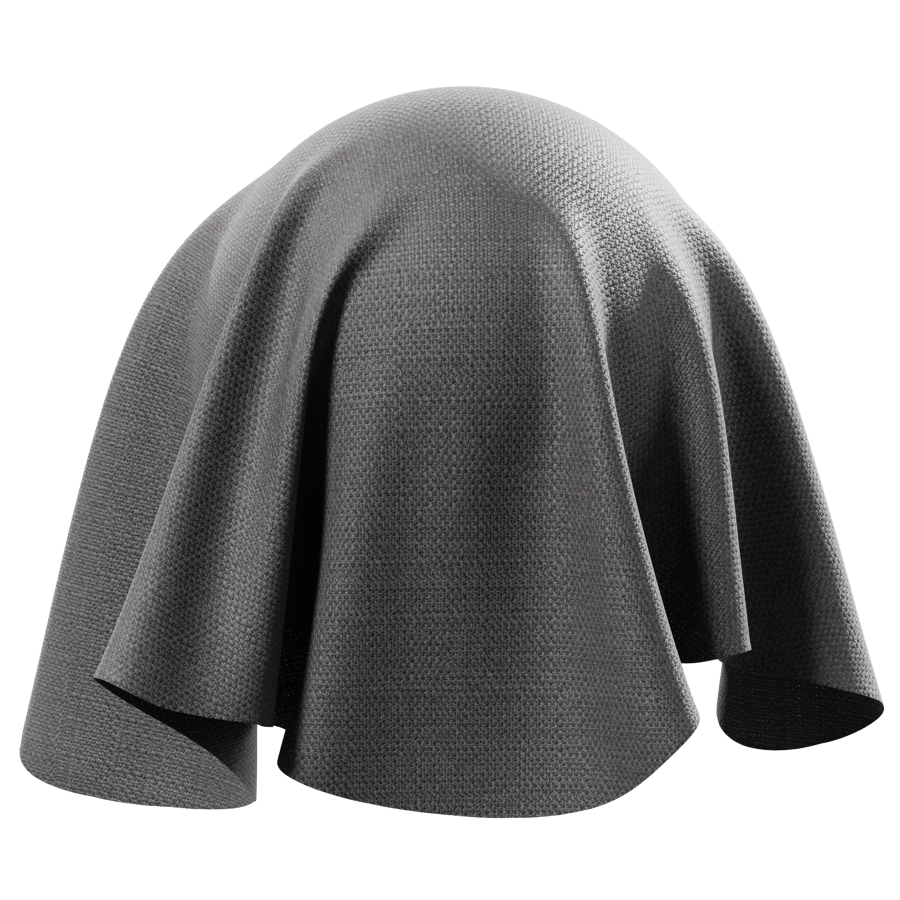 Plain Drapery Upholstery Fabric, Grey