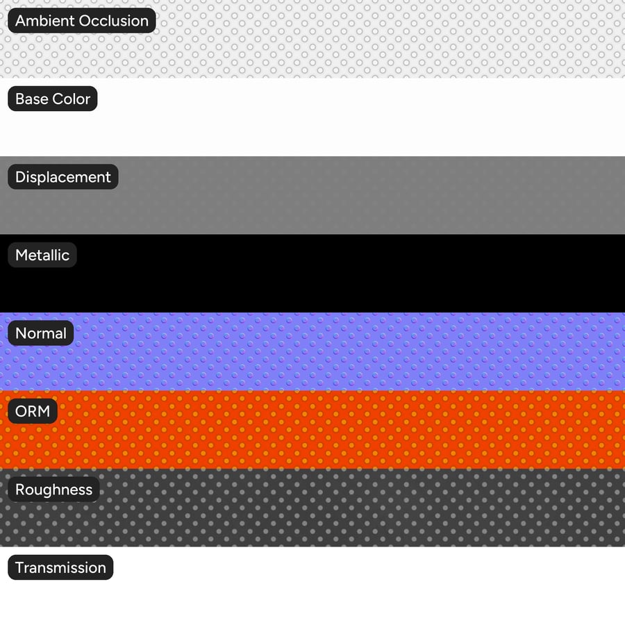 Obscure Perforated Glass Texture