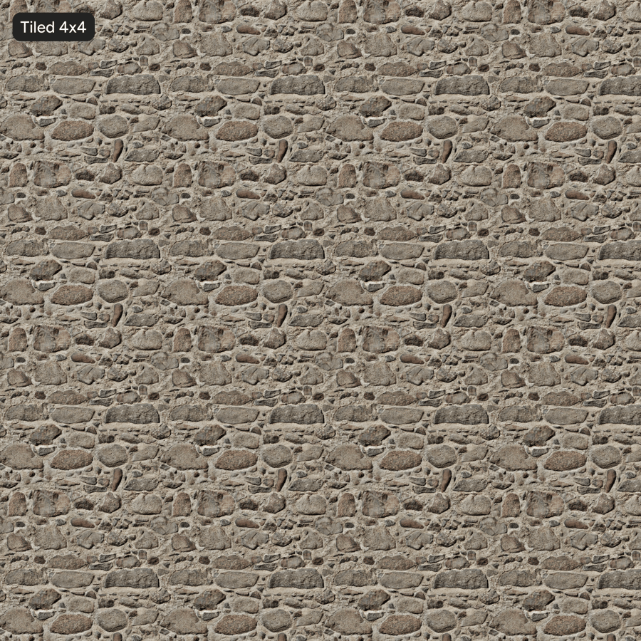 Texture de mur en pierres de taille mixtes