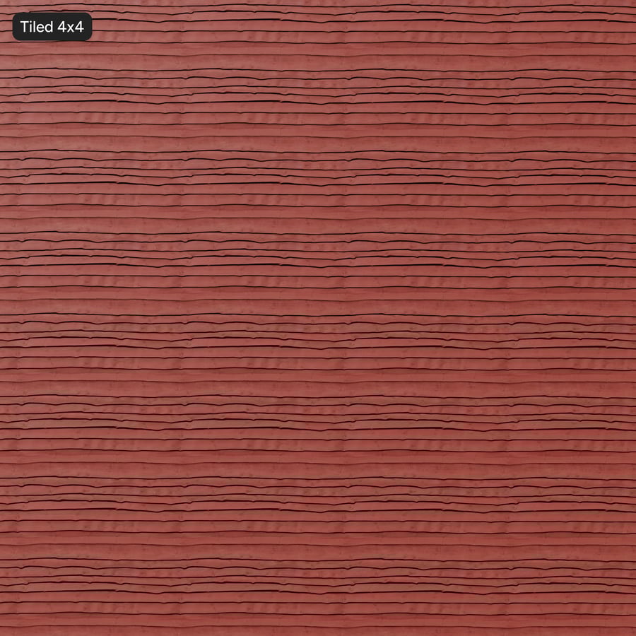 Painted Wood Paneling Texture, Red