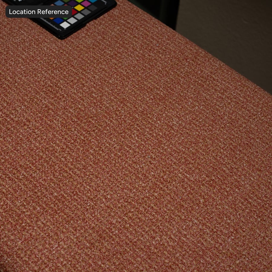 Slubbed Boucle Möbelstoff Textur, feuerrot