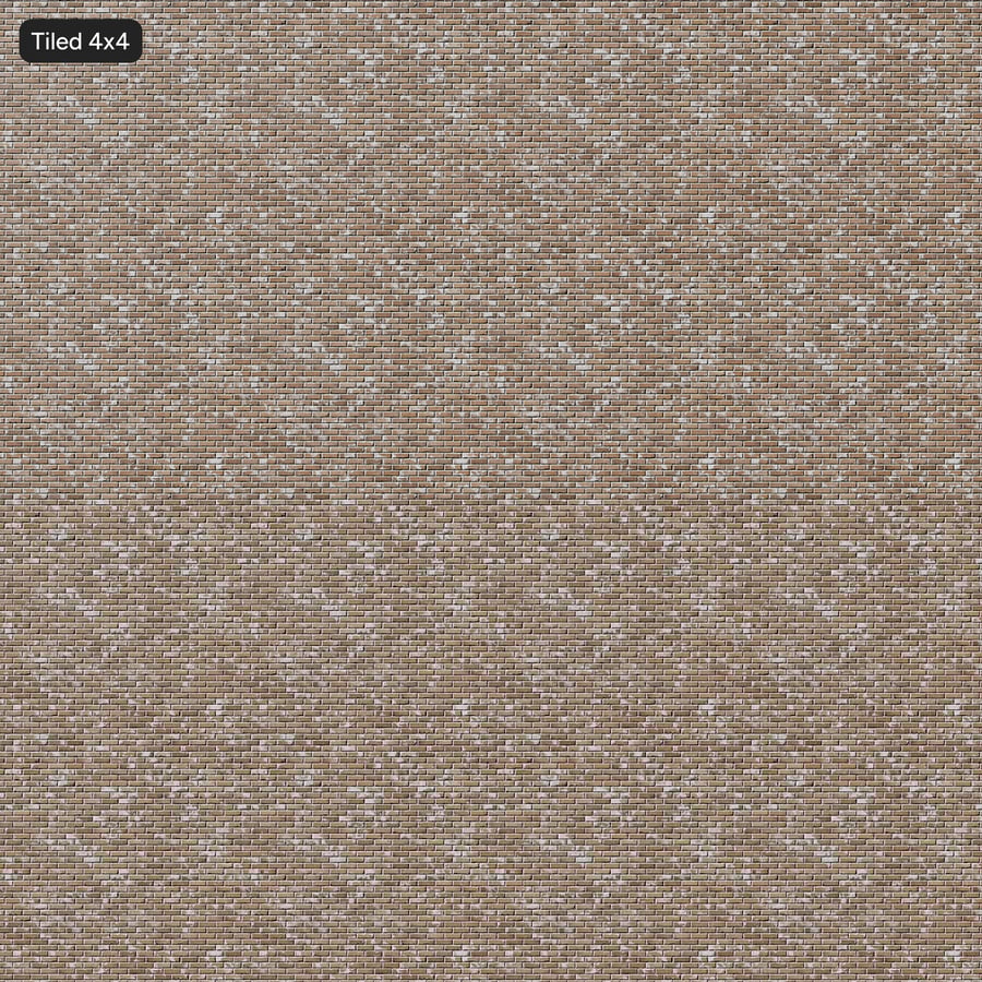 Texture de mur en briques récupérées posées en quinconce, beige