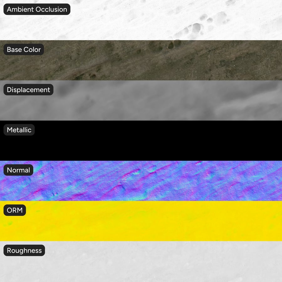 Mossy Cliff Rock Texture