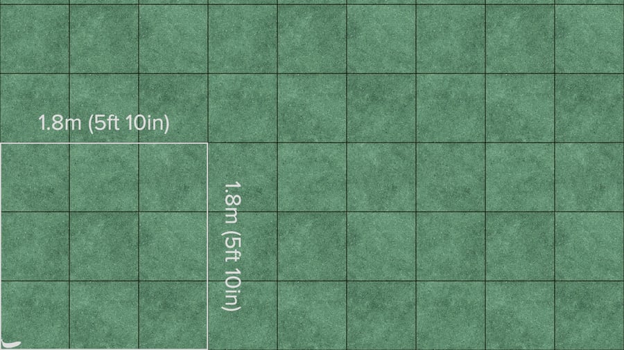 Square Terrazzo Matte Tile Texture, Green