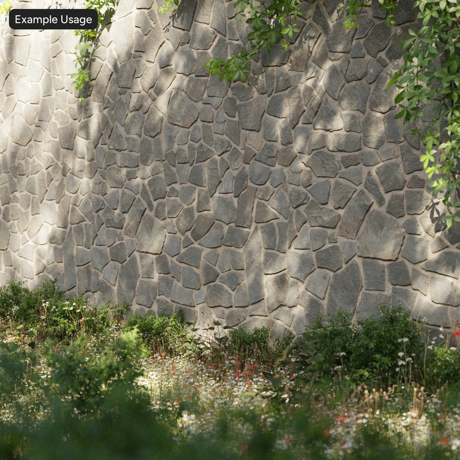 Irregular Stone Wall Texture