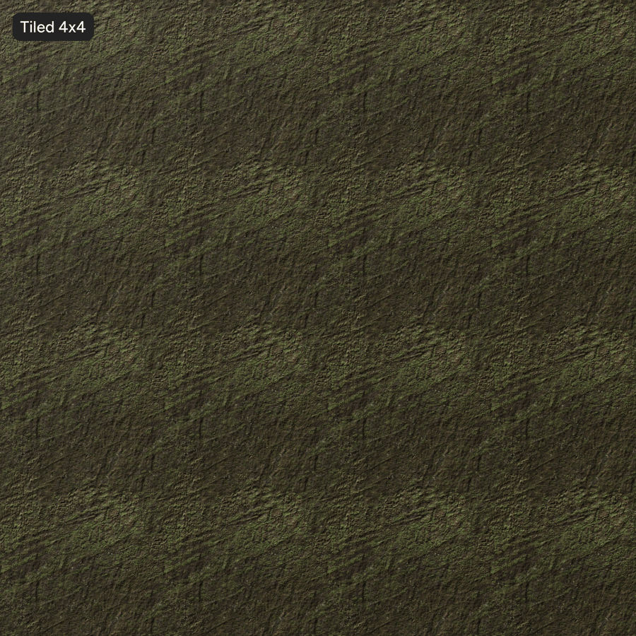 Textura de rocha de penhasco musgoso