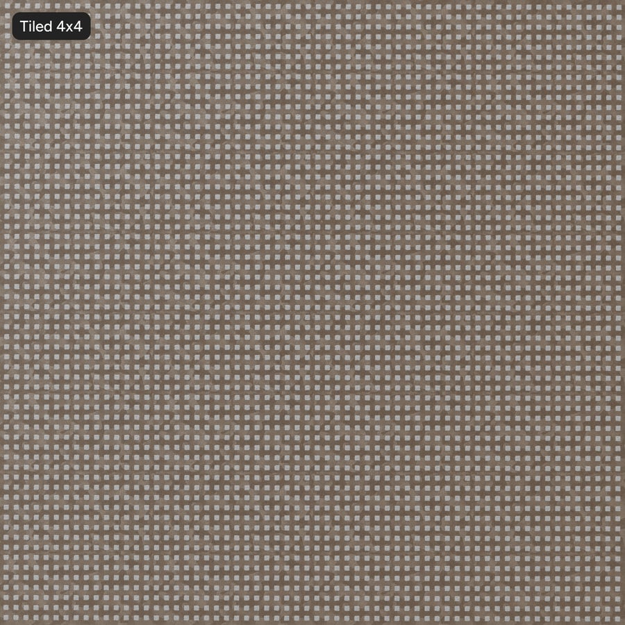 Textura de pavimento de alcatifa Checkerboard Cut &amp; Loop Pile, castanho moca