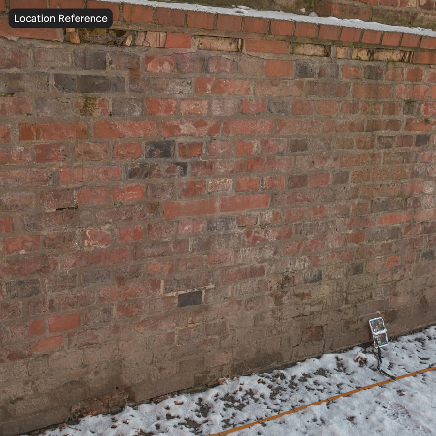 Old Fleming Bond Brick Wall Texture