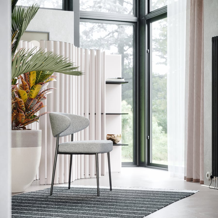 Replica Minotti Expect Chair Model, Grey