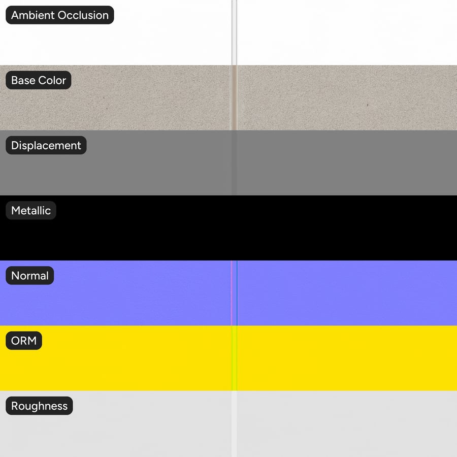 Fine Aggregate Precast Concrete Panel Texture, Grey Beige