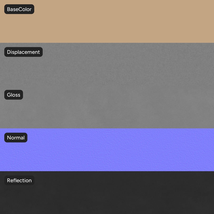 Kunststof Textuur Droogstraalvorm, Beige