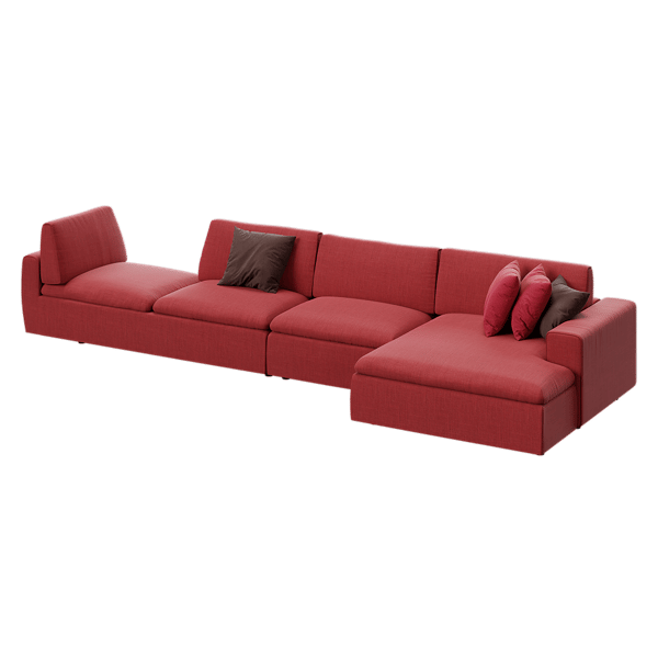 Replica Eldi Sofa Model, Red