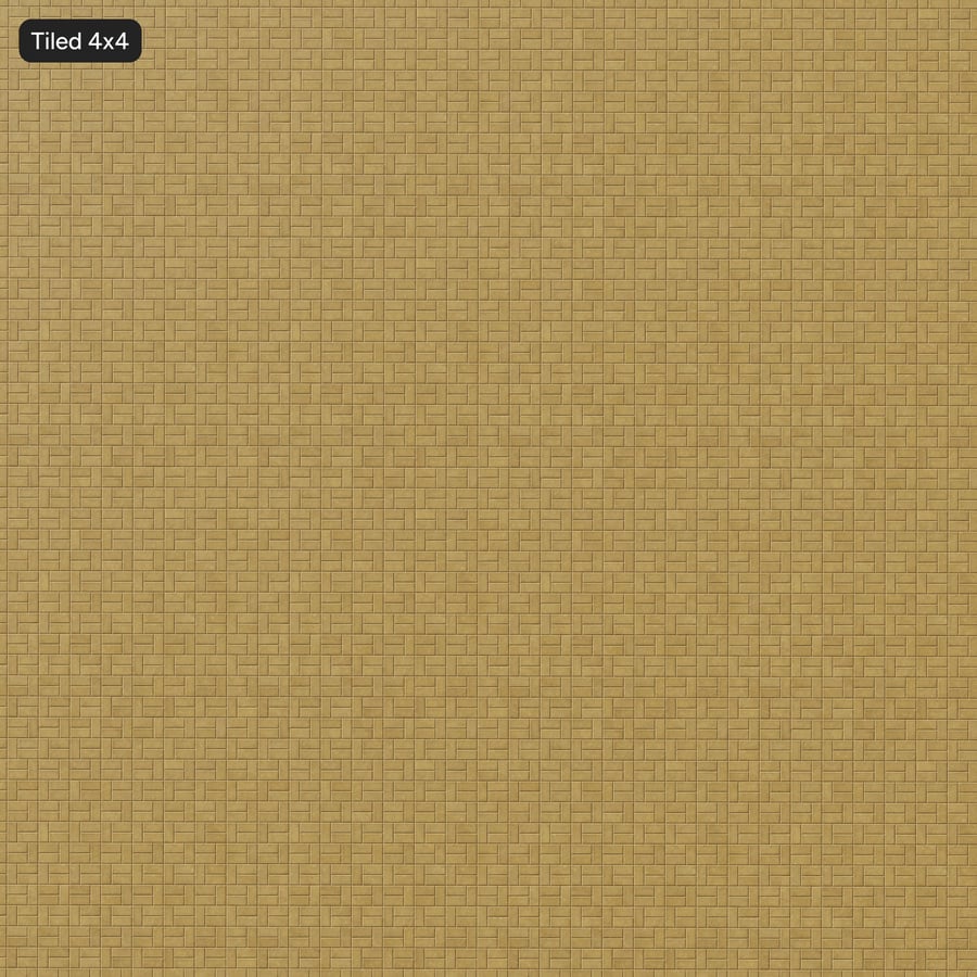 Basketweave Concrete Paver Texture, Yellow