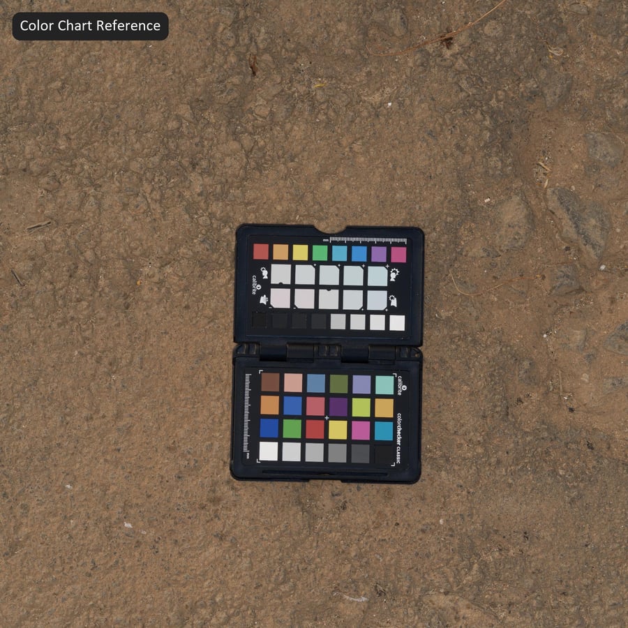 Текстура изъеденной грунтовой дороги