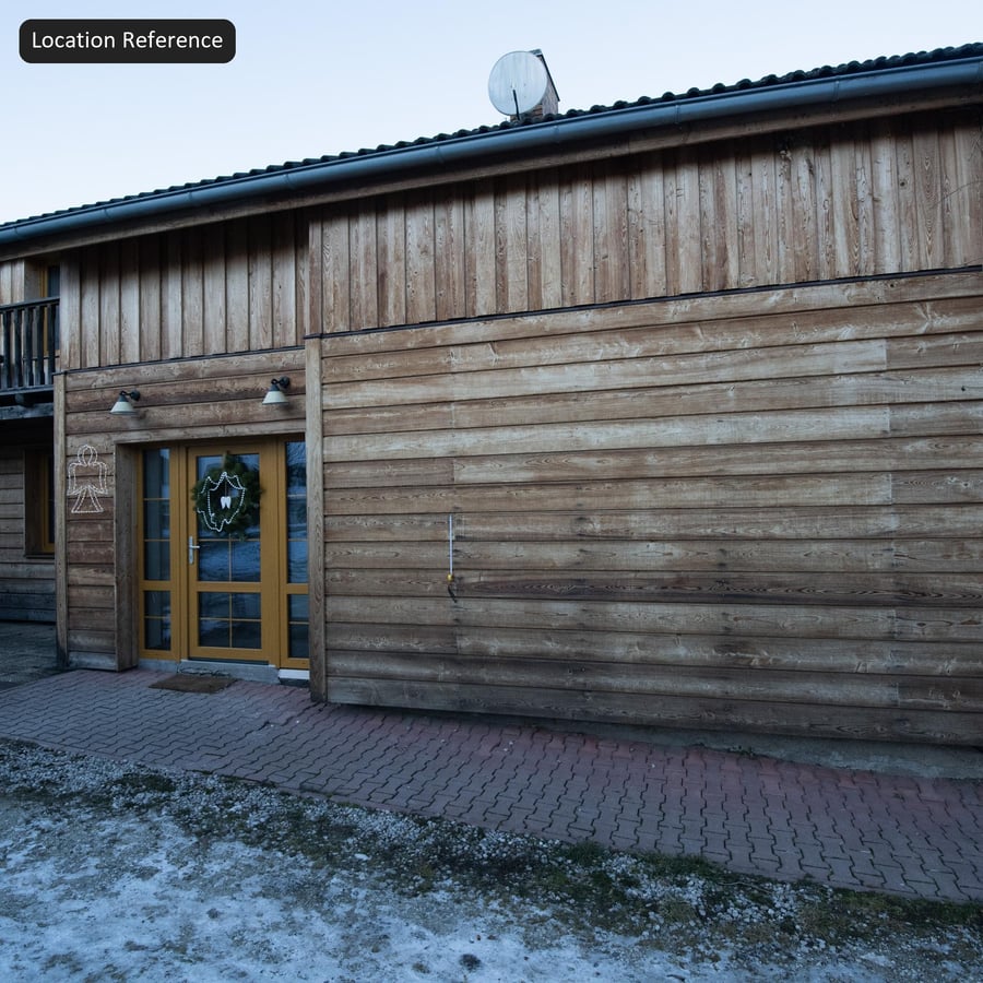 Texture di rivestimento in assi di legno orizzontali stagionate, Marrone sabbia