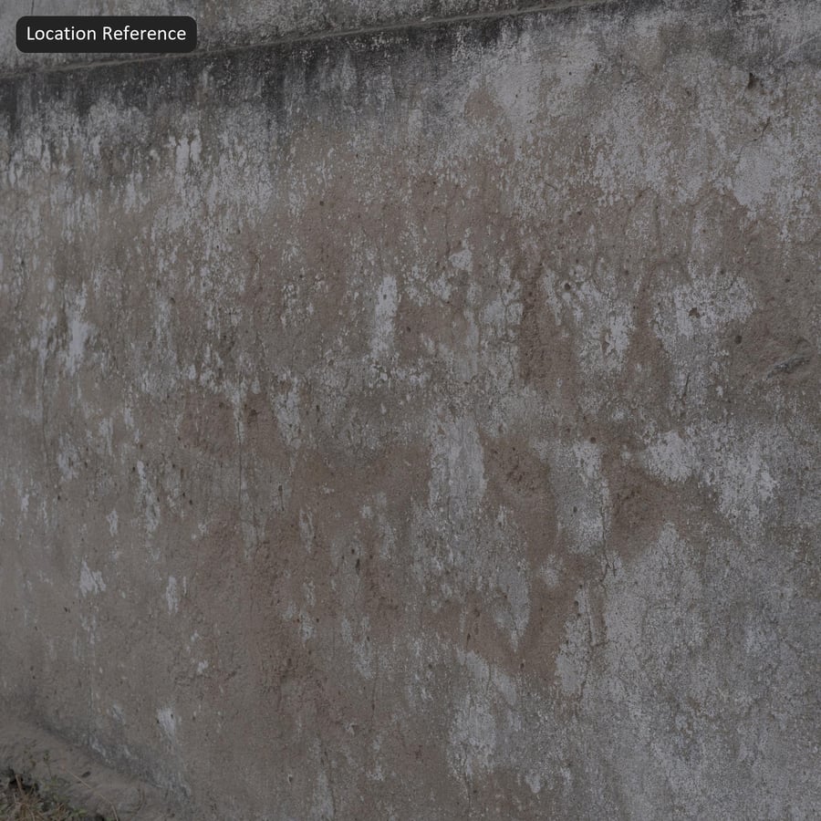 Texture de mur en béton efflorescent vieilli, gris chaud