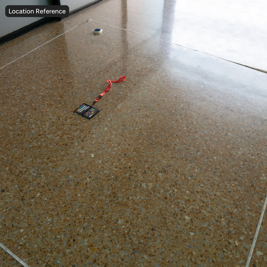 Texture piastrelle terrazzo quadrate lucide, giallo