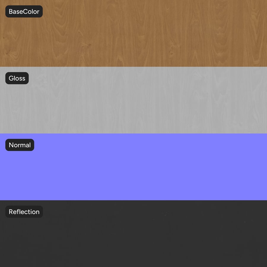 Slip Match Oak Wood Veneer Texture, Honey