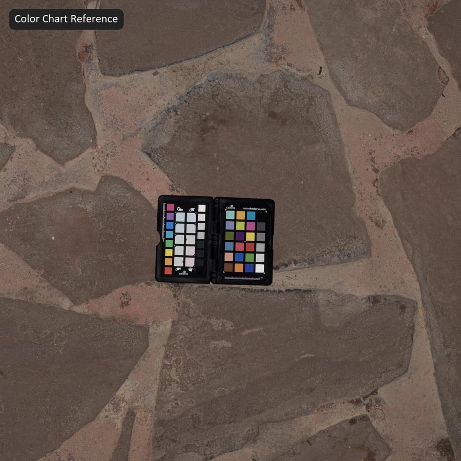 낡은 깃대석 패버 텍스처, 레드