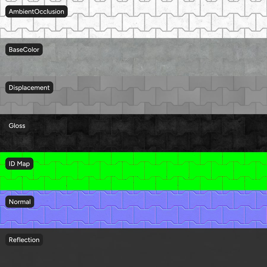 Textura de pavimento com halteres, cinzento