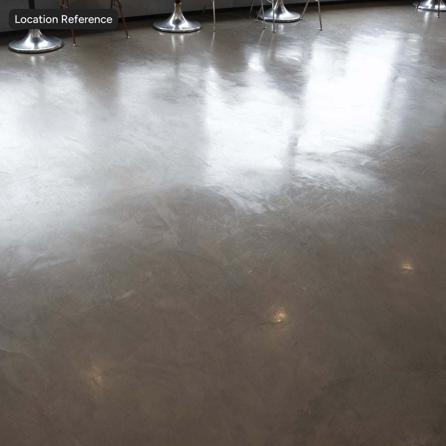 Glad afgewerkte microcement betontextuur, lichtgrijs