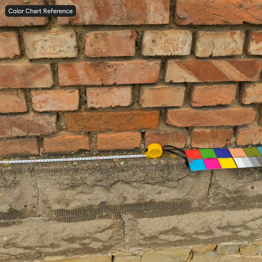 Old Mortared Running Bond Brick Wall Texture