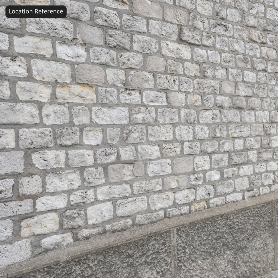 Фактура стены из мореного камня, серый