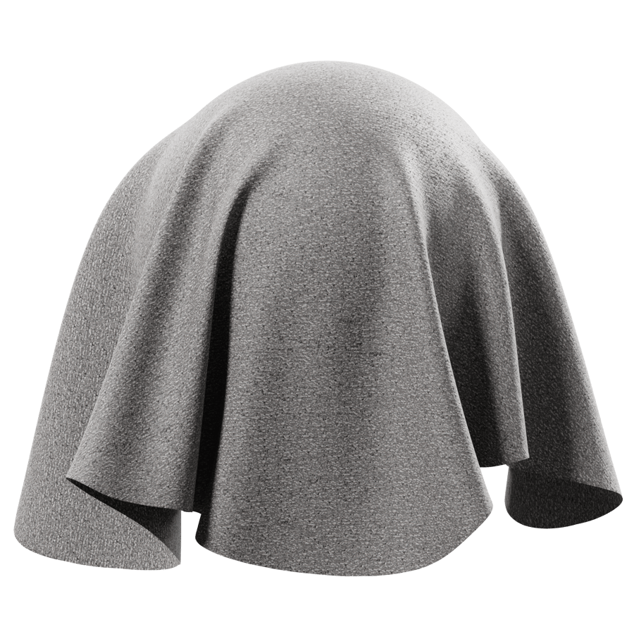 Plain Chenille Fabric, Grey - Poliigon