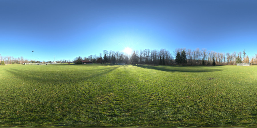 Hdr Outdoor Soccer Field Winter Day Clear 001