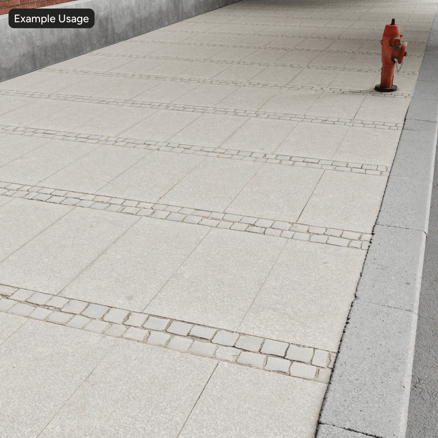 Dalles de pierre rugueuses et texture des pavés