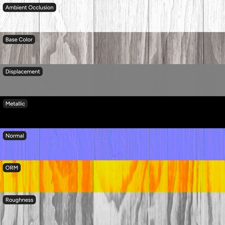 Thermal Radiata Wood Board Texture, Spicewood