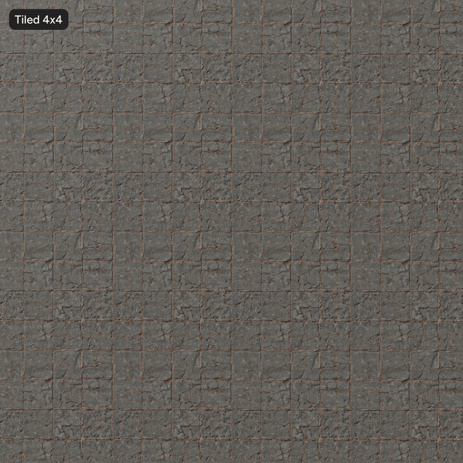 Texture del pavimento in piastrelle di pietra rotte